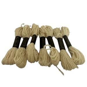 Paragon Multi Purpose 3 Ply Persian Wool Yarn Lot Color # 79 Beige 7 skeins